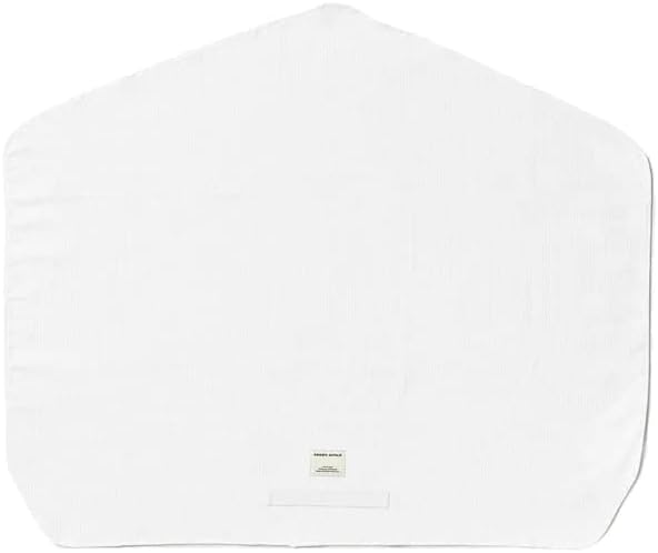 CROWN AFFAIR - Microfiber Hair Towel White 32x38 Inches