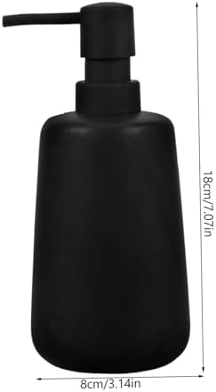 VALICLUD Ceramic Refillable Soap Dispenser for Shampoo Lotion and Hand Soap