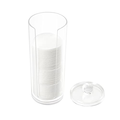 Boveker Acrylic Cotton Rounds Holder with Lid
