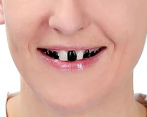 Go Ho Black Tooth Paint for Cosplay Halloween