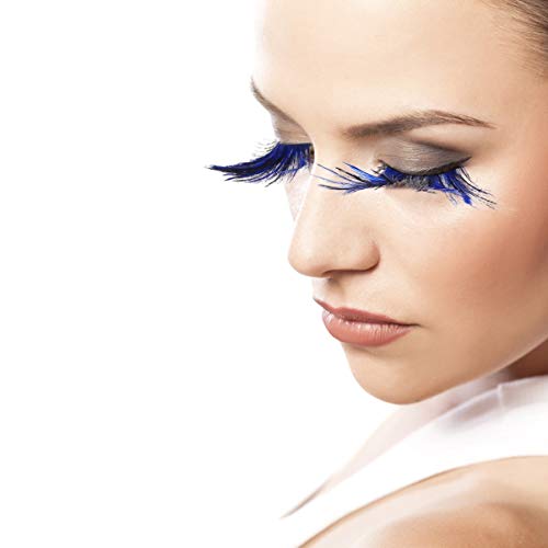 Beaupretty False Lashes Black Blue Halloween