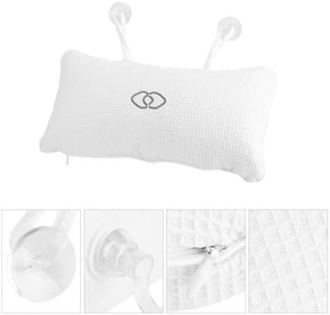 Gooddyiyukey Inflatable Bath Pillows Set for Head and Neck Support