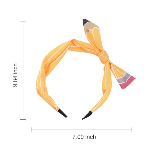 XEININVU Yellow Pencil Headband for Women