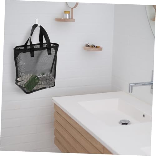 ULTECHNOVO Nylon Mesh Shower Tote Bag Portable Hanging Toiletry Organizer