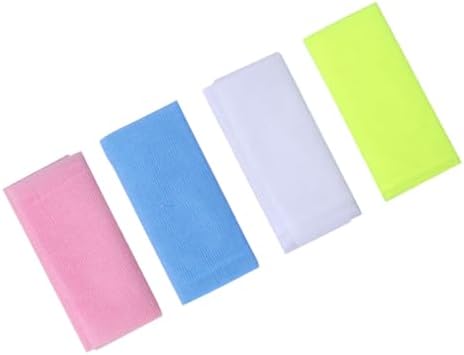 4PCS Exfoliating Bath Towel for Skin Cleansing