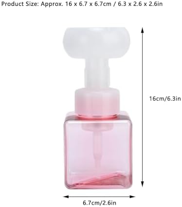 84oz Foaming Soap Dispenser with Cute Flower Shape Design Pink