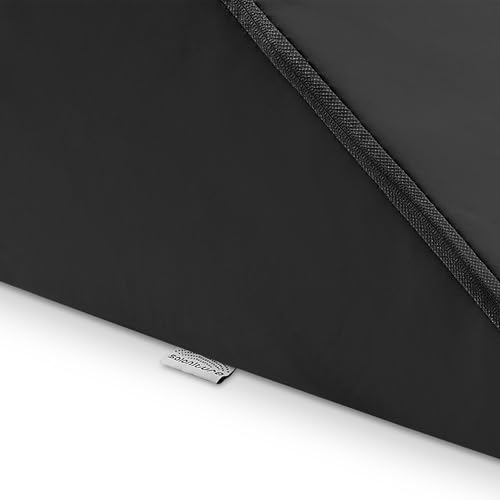 Saloniture Triangle Wedge Massage Table Bolster - Black 1