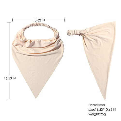 Vercret 6 Pack Boho Triangle Headbands for Women 1