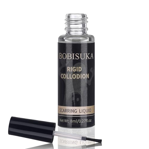 BOBISUKA Rigid Collodion 8ml Scar Makeup Liquid with Brush 1