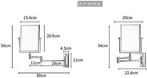 DEIHGE Vanity Mirror HD Makeup Mirror Wall Mount Double-Sided