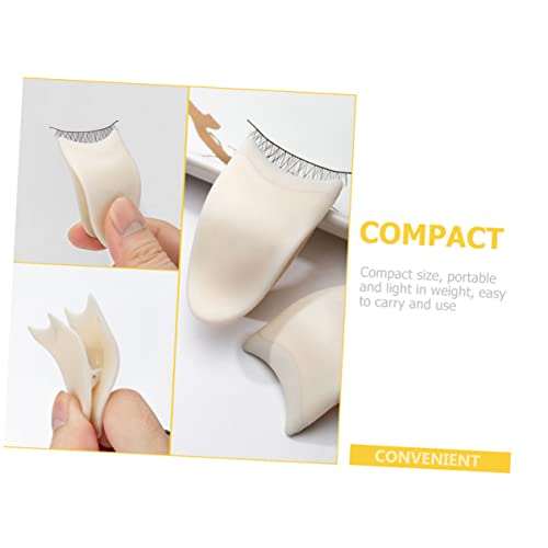 MAGICLULU 2pcs Eyelash Tweezers with Clip for False Eyelash Application