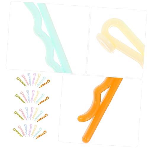WOONEKY 60pcs Plastic Hairpin Holders for DIY Hair Accessories