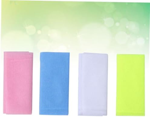 4PCS Long Exfoliating Bath Towel Back Scrubber for Men Women 1