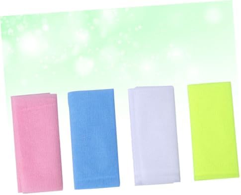 4PCS Long Exfoliating Bath Towel Back Scrubber for Men Women 1