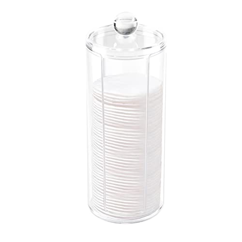 Boveker Acrylic Cotton Rounds Holder with Lid