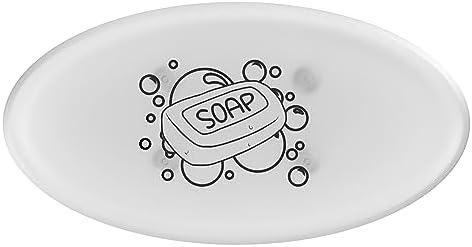 Clear-Ad Clear Acrylic Soap Tray - Set of 2