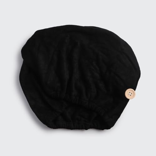 Kitsch Microfiber Hair Towel Wrap - Black 1
