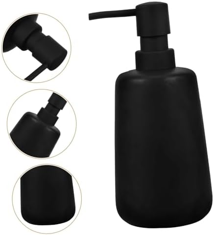 VALICLUD Ceramic Refillable Soap Dispenser for Shampoo Lotion and Hand Soap