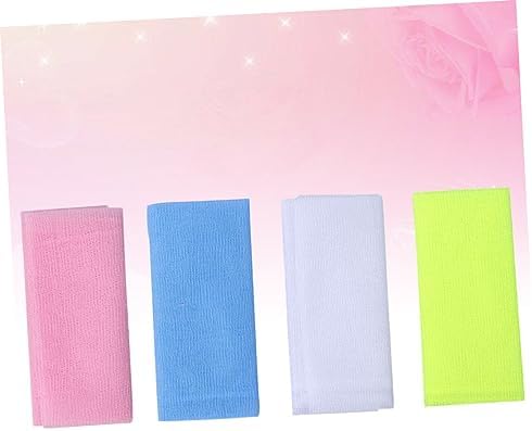 4PCS Long Exfoliating Bath Towel Back Scrubber for Men Women 1