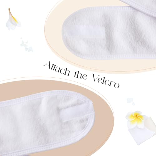 20 Pack Spa Facial Headband for Face Wash Makeup