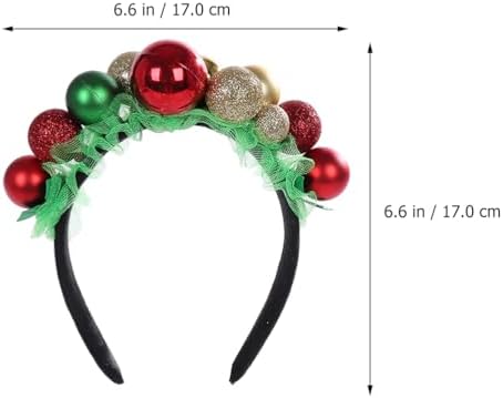 VALICLUD Christmas Hairband with Bells and Hoop