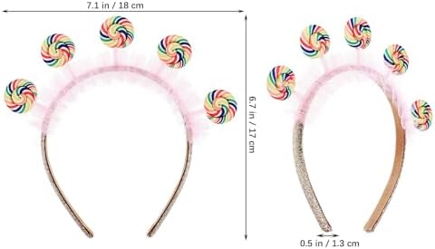 COHEALI Cute Lollipop Headband Hair Accessory