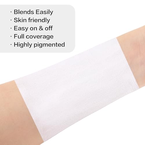 BOBISUKA White Face Paint Blendable Cream for Halloween and Cosplay