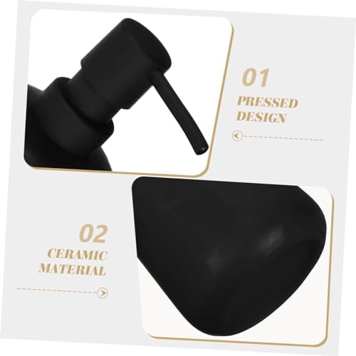 SKISUNO Reusable Soap Dispenser for Bathroom and Kitchen
