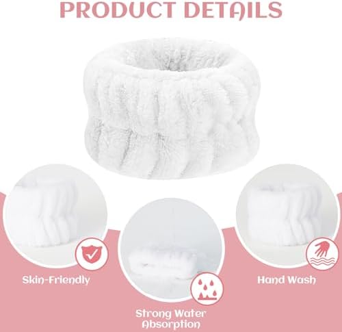 OROGHT Microfiber Wrist Towels for Face Washing 8Pcs Set