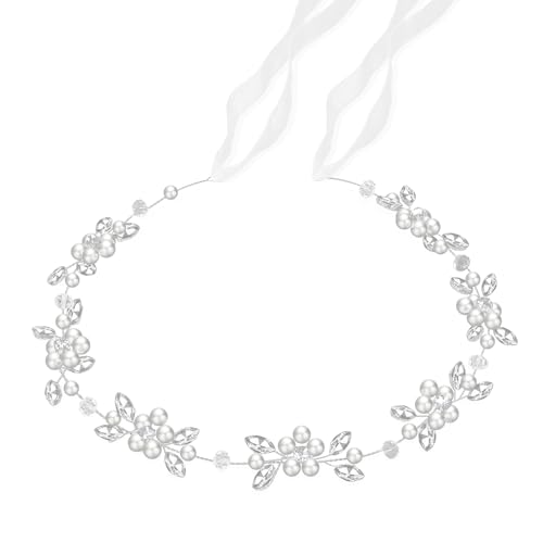 Flower Girl Headpiece with Pearls and Diamonds