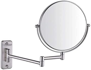DEIHGE 8-Inch Makeup Mirror 10X Magnification Chrome Finish
