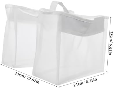 Cabilock Bathtub Toy Organizer with Mesh Bag and Hanging Strap