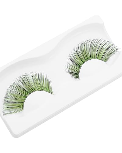 Outopen Green Halloween 22mm False Lashes