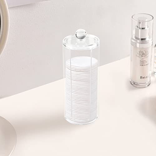 Boveker Acrylic Cotton Rounds Holder with Lid