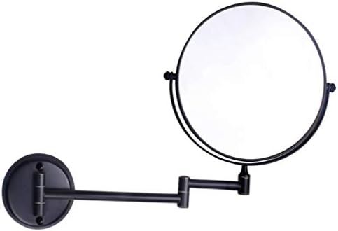LCARY Wall Mirror 3X Magnification Black