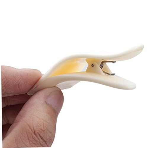 MAGICLULU 2pcs Eyelash Tweezers with Clip for False Eyelash Application