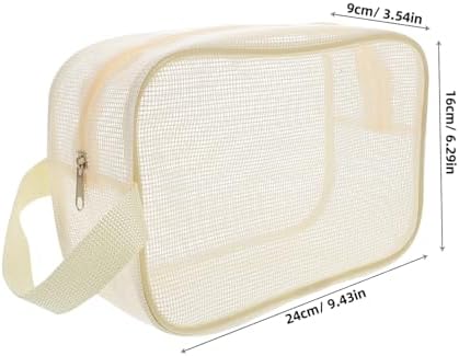 FOMIYES Mesh Shower Caddie Portable Toiletry Bag