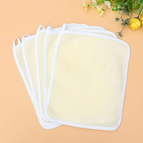SOESFOUFU Exfoliating Bath Towel Set 5pcs