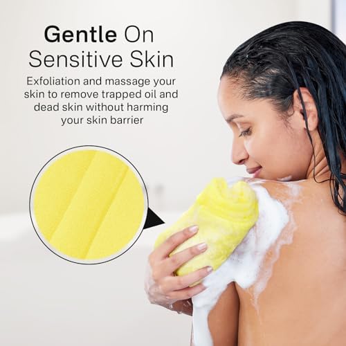 Yiclick Exfoliating Washcloth 3 Pack for Body Scrubbing