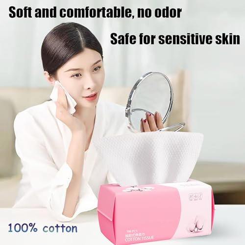Hsxfl Disposable Face Towel 100 Count 4 Pack