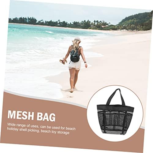WOONEKY Beach Bag with 8 Pockets