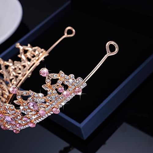 Kamirola Queen Crown with Rhinestones and Crystal Headband for Women Girls