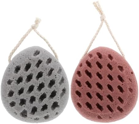 Healvian 2pcs Bath Loofah Sponges for Boys Girls
