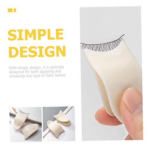 MAGICLULU 2pcs Eyelash Tweezers with Clip for False Eyelash Application