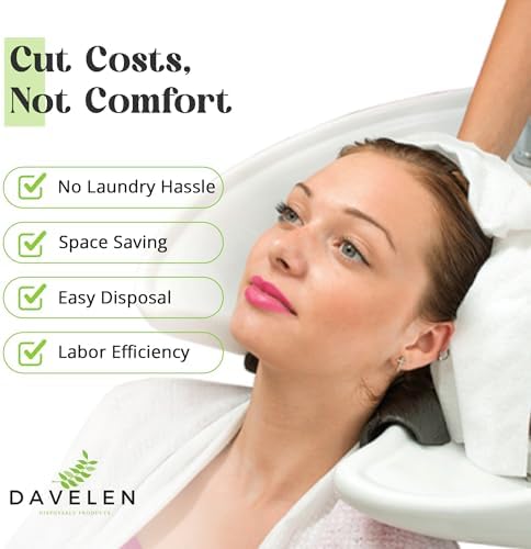 DAVELEN Disposable Large Luxury Towels 50-Count