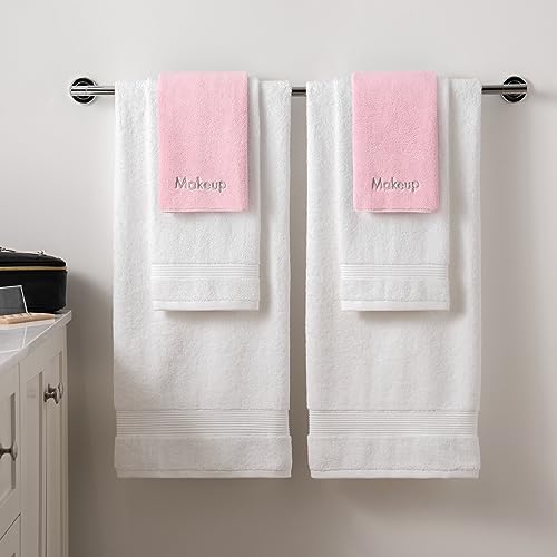 Arkwright Makeup Towels Pack of 6 Pink 13x13in