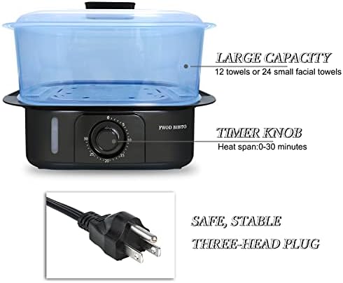 FWOD BIBTO 8L Towel Steamer for Facial and Salon Use