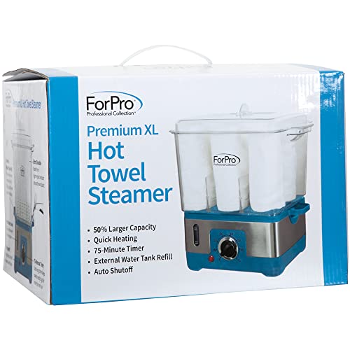 ForPro XL Premium Hot Towel Steamer 9 Towels Capacity