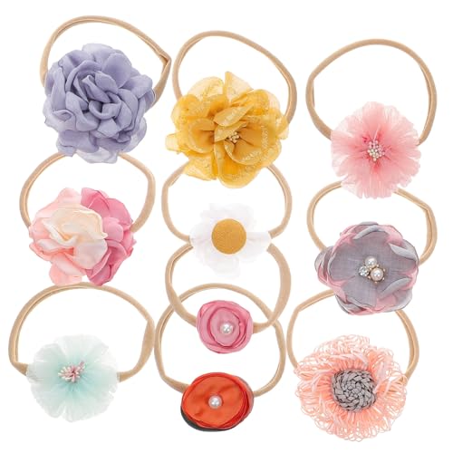 MERRYHAPY 10pcs Baby Headband Flower Set for Kids