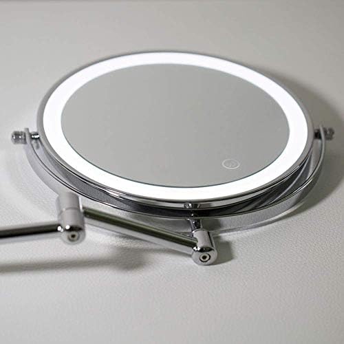 LCARY Wall-Mounted Makeup Mirror 7X Magnification